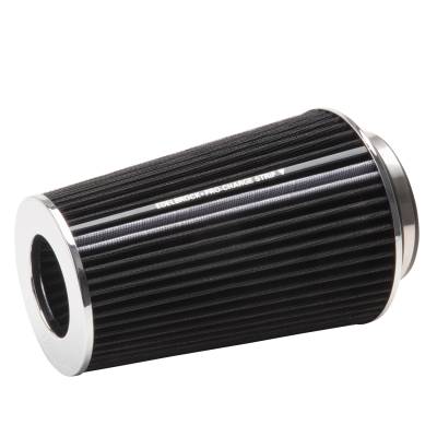 Edelbrock - Edelbrock 43690 Pro-Flo Univ. Black Tall Conical Air Filter 3"/3.5"/4" Inlet