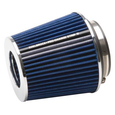 Edelbrock - Edelbrock 43643 Pro-Flo Univ. Blue Medium Conical Air Filter 3"/3.5"/4" Inlet