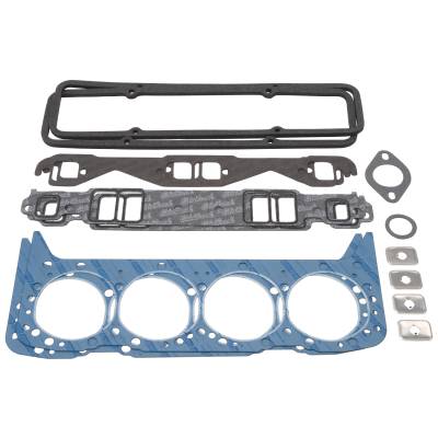 Edelbrock - Edelbrock 7361 Engine Gasket Set Head/Inake/Exhaust/Valve Cover for Chevy