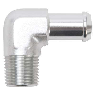 Edelbrock - Edelbrock 8179 Heater Hose End Fitting 90 w/1/2" NPT & 5/8" Barb.