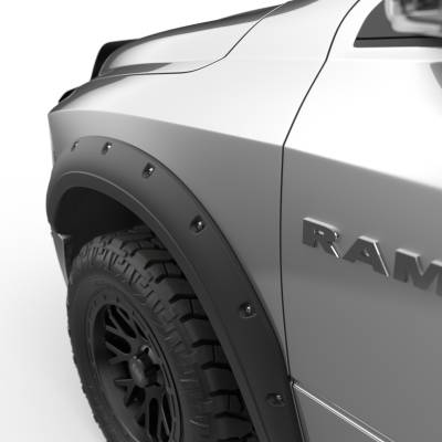EGR - EGR 792654 Bolt-On Look Fender Flares Black for 09-18 RAM 1500