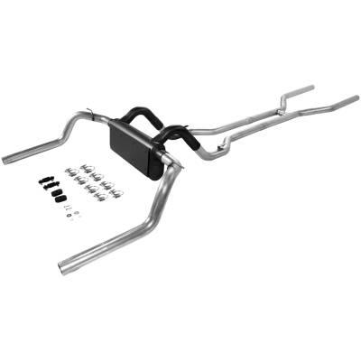 Flowmaster - Flowmaster 17104 American Thunder Header-Back Exhaust System Aluminized