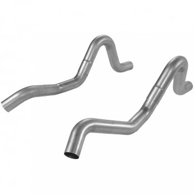 Flowmaster - Flowmaster 15819 Prebent Exhaust Tailpipe Kit 3.0" Rear Exit PAIR Aluminized