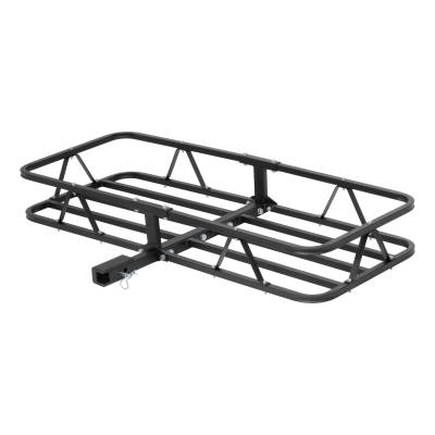 CURT - CURT 18145 48" x 20" Black Steel Basket Cargo Carrier 1-1/4" 2" Adapter 500 lbs