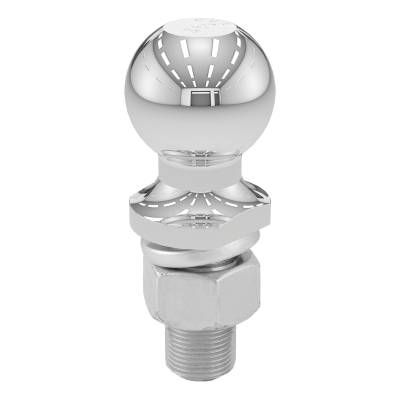 CURT - CURT 40038 2" Trailer Ball 1" x 2-1/4" Shank 12000 lbs Chrome