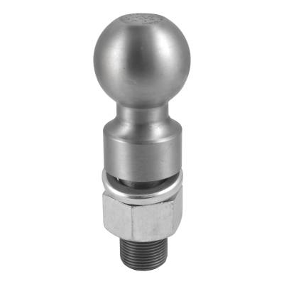 CURT - CURT 40086 2-5/16" Trailer Ball 1-1/4" x 2-5/8" Shank 25000 lbs Raw Steel