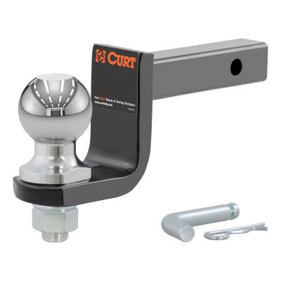 CURT - CURT 45148 Towing Starter Kit w/2" Ball 1-1/4" Shank 3500 lbs 3-1/4" Drop