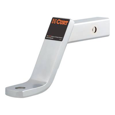 CURT - CURT 45297 Class-3 Ball Mount 2" Shank 7500 lbs 6" Drop 9-1/4" Long Chrome