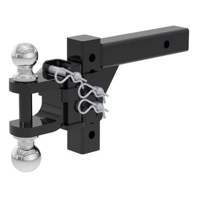 CURT - CURT 45049 Adjustable Multipurpose Ball Mount 2" Shank 2" & 2-5/16" Balls