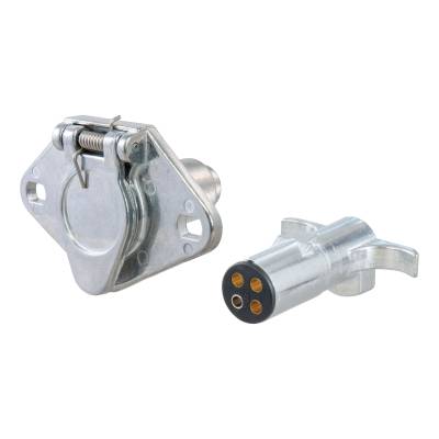 CURT - CURT 58671 4-Way Round Wiring Connector