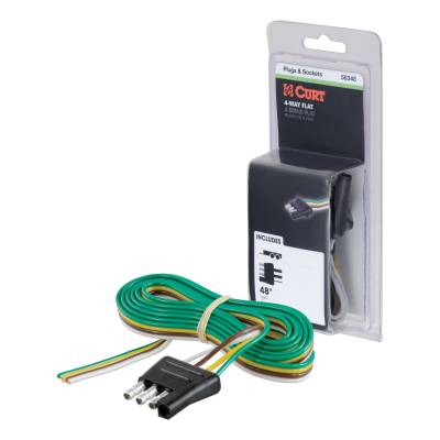 CURT - CURT 58348 4-Way Flat Wiring Connector
