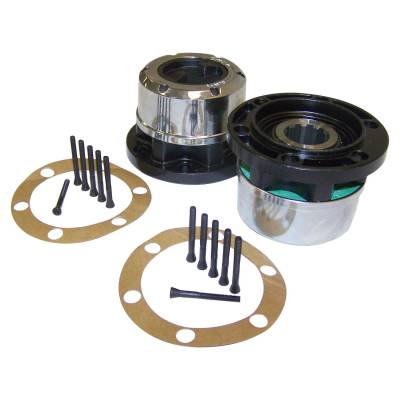 Crown Automotive Jeep Replacement - Crown Automotive 400501 Manual Locking Hub Set for Jeep CJ/Willys
