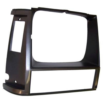 Crown Automotive Jeep Replacement - Crown Automotive 55000682 Grey Headlight Bezel RH for 84-90 Jeep Cherokee XJ