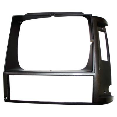 Crown Automotive Jeep Replacement - Crown Automotive 55000683 Grey Headlight Bezel LH for 84-90 Jeep Cherokee XJ
