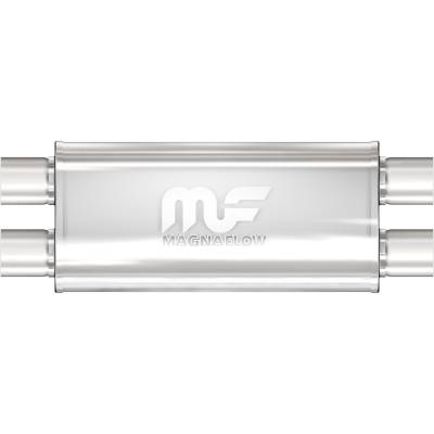 MagnaFlow Exhaust Products - MagnaFlow 12469 Straight-Through Muffler 3" Dual/Dual 5x18x8 Body