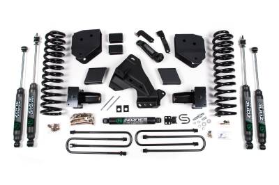 Zone Offroad - Zone Offroad ZONF72F 4" Front/Rear FOX Lift Kit for 20-21 Ford F350 SD 4WD Gas