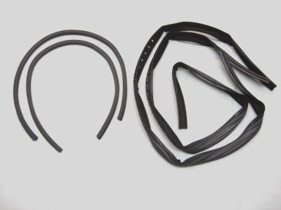 Fairchild Industries - Fairchild KD1009A Glass Run Kit Driver & Passenger Side for Jeep CJ5/CJ6
