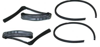 Fairchild Industries - Fairchild KD1010A Glass Run Kit Driver & Passenger Side for Jeep CJ5/CJ6
