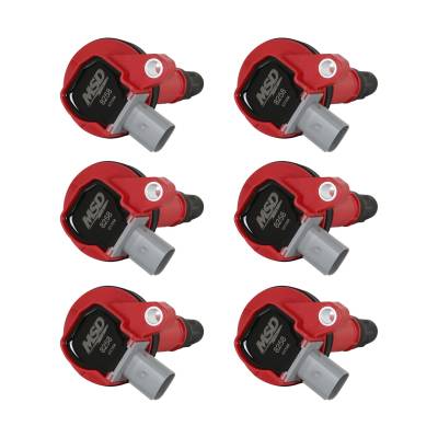 MSD - MSD Ignition 82586 2-Pin Connector Ignition Coil Set for 10-13 EcoBoost 3.5L V6