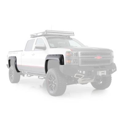 Smittybilt - Smittybilt 17291-GBA M1 Fender Flare Set for 14-18 Silverado 1500 5.8' Bed