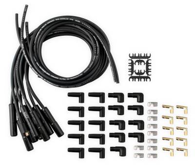 ACCEL - ACCEL 9000CK Spark Plug Wire Set 180-DEG Black Ceramic Boots Universal