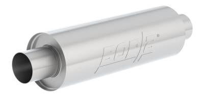 Borla - Borla 401392 XR-1 SS Muffler 2.5" In/2.5" Center Out 5" Round 15" Long Body