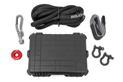 Rough Country Suspension Systems - Rough Country Winch Recovery Accessory Kit for Synthetic Rope w/Case RS189