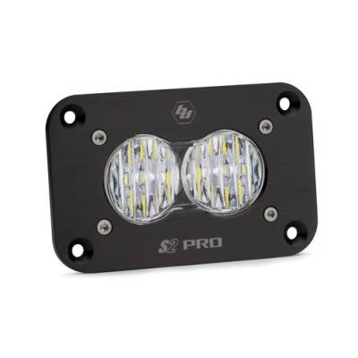 Baja Designs - Baja Designs 481005 S2 Pro Black Flush Mount LED Auxiliary Light Pod