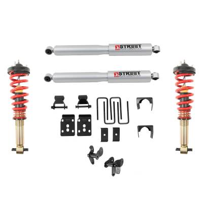 Belltech - Belltech 1054SPC Complete Lowering w/Height Adj Front Coilovers for 21-26 F150