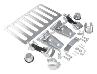 RT Offroad - RT Offroad RT34077 Stainless Steel Hood Kit for 07-18 Jeep Wrangler JK