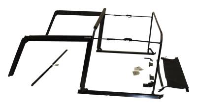 RT Offroad - RT Offroad HK8795YJ Black Soft Top Hardware Kit for 87-95 Jeep Wrangler YJ