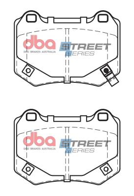 Disc Brakes Australia - Disc Brakes Australia DB15007SS DBA Street Series Rear Brake Pads
