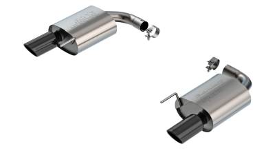 Borla - Borla Exhaust 11983BC S-Type Axle-Back System Black Tips for 24+ Mustang GT 5.0L