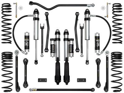 ICON Vehicle Dynamics - ICON K22107T 2.5" Front/Rear Stage-7 Suspension Lift w/Tubular for 20+ Gladiator