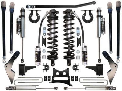 ICON Vehicle Dynamics - ICON K63125 Stage-5 4-5.5" Coilover Conversion Lift Kit for 08-10 Ford F250/F350