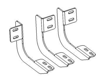Go Rhino - Go Rhino 6943466 V-Series V3 RB30 & RB Slim Side Steps Mounting Brackets Only