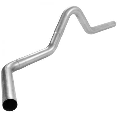 Flowmaster - Flowmaster 15929 4.0" Universal 4-Piece Tailpipe Kit Aluminized Steel