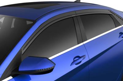 Husky Liners - Husky Liners 2854118 Low Profile Ventvisor Deflector Smoke Outside Mount 4 Pc.