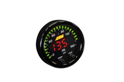 AEM Electronics - AEM Electronics 30-0307 Multi-Purpose Pressure Gauge