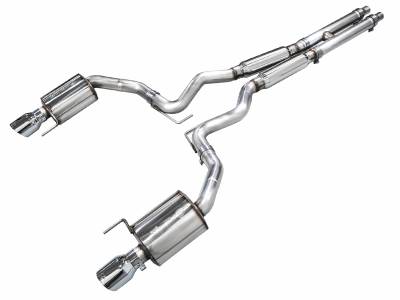 AWE Tuning - AWE Tuning 3015-32650 Exhaust System for 24 Ford Mustang 5.0 RWD Coupe
