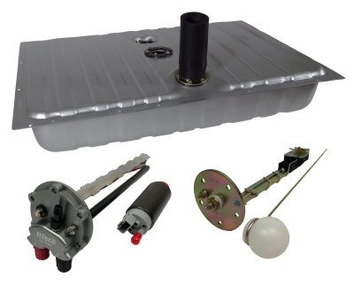 FiTech Fuel Injection - FiTech 58006 Go Fuel 340 LPH EFI Fuel Tank Kit for 64-68 Ford Mustang