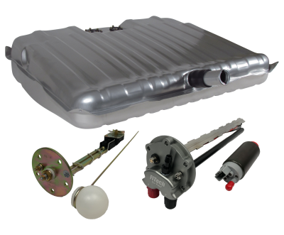 FiTech Fuel Injection - FiTech Fuel 58034 Go Fuel 340 LPH EFI Fuel Tank Kit for 64-67 Chevy Chevelle