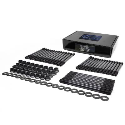 PRW - PRW 1044501 Cylinder Head Stud Kit for 94-03 Ford 7.3L Diesel 4140 12pt Nuts
