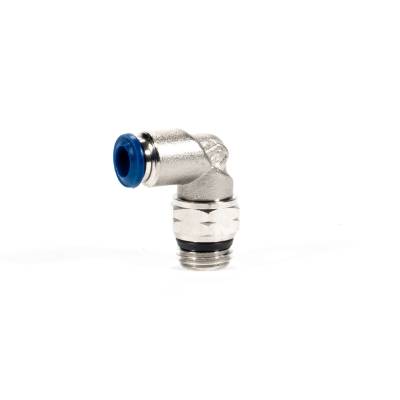 Logiq Air Suspension - Logiq Air Suspension 88-90005 Nickel Self-Sealing Elbow Fitting 1/4" PTCxNPT