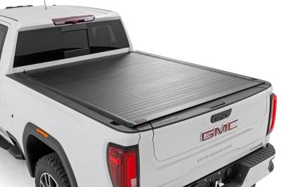 Rough Country Suspension Systems - Rough Country Hard Roll-up Tonneau Cover Silverado/Sierra HD 6.9' 50120651