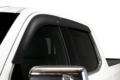Husky Liners - Husky Liners 2857009 Low Pro Ventvisor Deflector Matte Black Outside Mount 4Pc