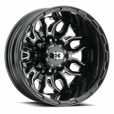 Vision Wheel - Vision Wheel 410 Korupt 17x6.5 8x200 -143.35mm Gloss Black/Milled 410-7680GBMSR