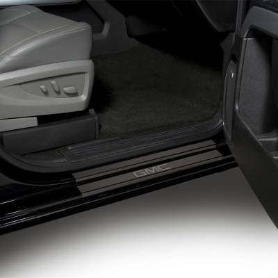 Putco - Putco 95173BPGM-2 GMC Door Sills Black for 14-19 Sierra 1500/2500/3500 Crew