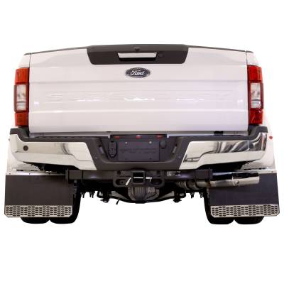 Putco - Putco 78155 Brushed SS HEX Mud Skins Rear for 11-16 F350/F450 Dually