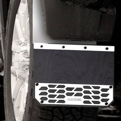 Putco - Putco 78302 Solid SS Polished Mud Skin Rear for 14-18 Silverado 1500/Sierra 1500
